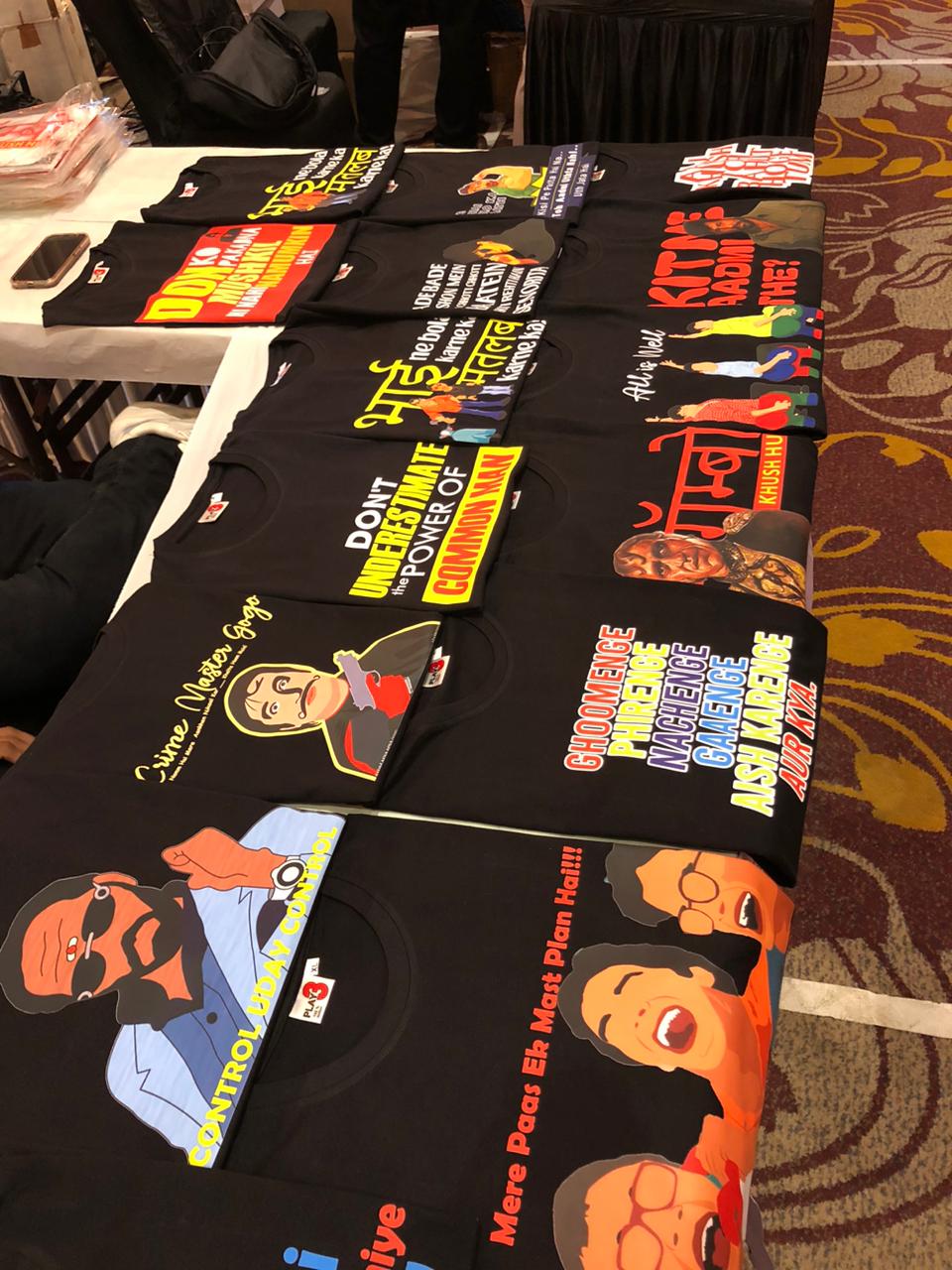 Live T-Shirt Printing at Hotel Sahara